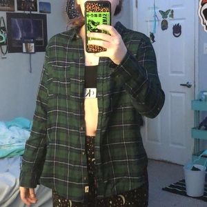 HOLLISTER OVERSIZED FLANNEL